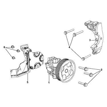 Imagem de Mopar 6806 7885AC, Bomba de direção hidráulica