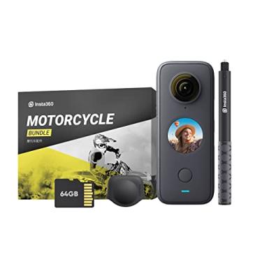 Imagem de Insta360 Câmera de ação à prova d'água ONE X2 de 360 graus, 5,7 K 360, estabilização, tela sensível ao toque, edição de IA, transmissão ao vivo, webcam, controle de voz