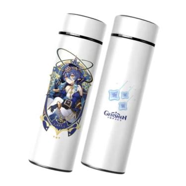 Imagem de Layla Garrafa de água térmica, Genshin Impact Sports Garrafa de bebida isolada fofa para casa Escola Viagem ao ar livre