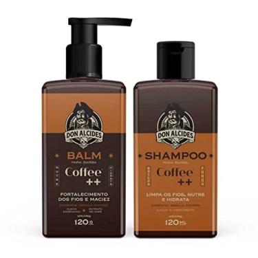 Imagem de Kit Balm E Shampoo Para Barba 120ml - Coffee - Don Alcides