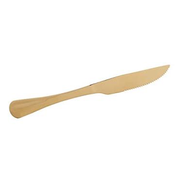 Imagem de LYOR - Conjunto 6 Facas de Churrasco de Aço Inox Positano Dourado 23cm