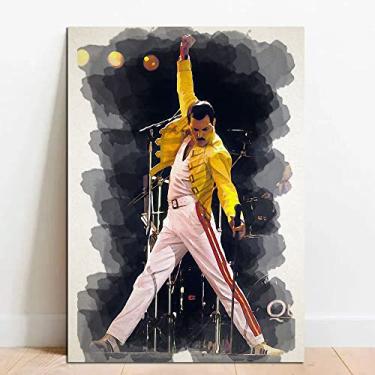 Imagem de Quadro Placa Decorativa Freddie Mercury Queen em MDF