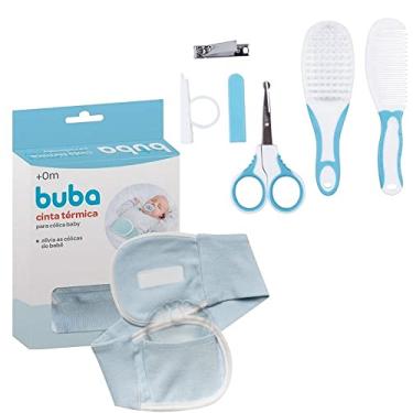Imagem de Kit Bebe Recem Nascido Cuidados + Cinta Bolsa Gel Colica (AZUL)
