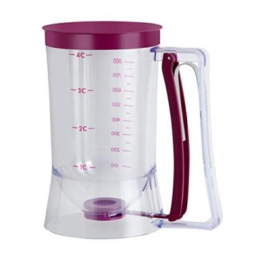 Imagem de CHuangQi – Dispensador de massa para bolos com etiqueta de medição, ferramenta de cozimento perfeita para cupcakes ou qualquer item cozido