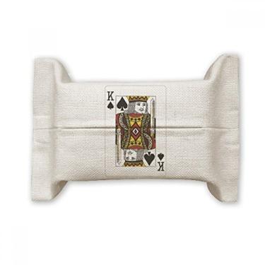 Imagem de Bolsa de linho de algodão com estampa de Spade K