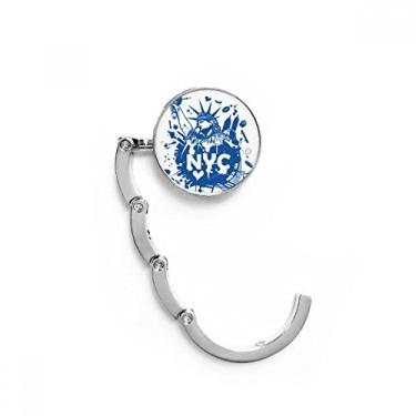 Imagem de Gancho de mesa com fecho decorativo de extensão dobrável New York City USA of Liberty