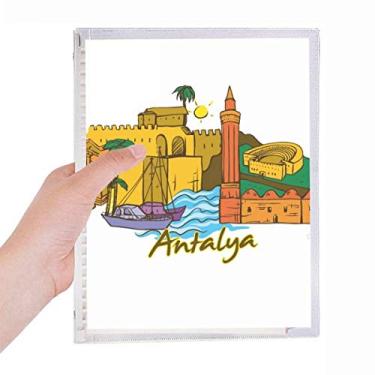 Imagem de Caderno de aquarela Turkey Antalya Burdur diário de folhas soltas recarregável