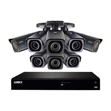 Imagem de Lorex 4KHDIP164I-1 4K Sistema de Vigilância de Vídeo w / N862A63B 4K 3 TB NVR e 8 LNB8973 4K 4X Vari-Focal Câmeras Zoom