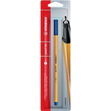 Imagem de Caneta Hidrográfica Point 88/41, Stabilo, Azul Escuro, Blister c/1 unidade