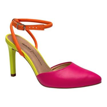 Imagem de Scarpin Feminina Dakota G5002 Sapato Salto Fino Multicolorido Casual