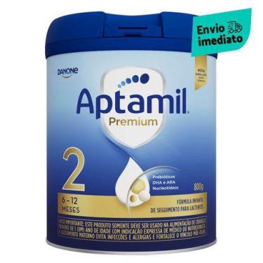 Imagem de Aptamil Premium 2 - Fórmula Infantil Em Pó Danone - 800Gr