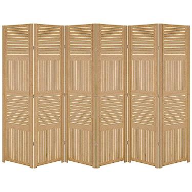 Imagem de Biombo Horizontal Vertical Divisor Separador Dobrado Repartido (6 Folha)