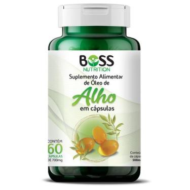 Imagem de Óleo De Alho 500 Mg 60 Cápsulas - Kit 3 Potes - Boss Nutrition - Boss