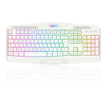 Imagem de TECLADO MEMBRANA GAMER HARPE 2 RGB BRANCO