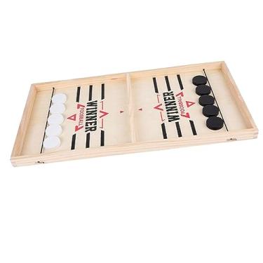 Imagem de Vaveren Puck rápido jogo de mesa batalha desktop clássico jogo de mesa puck família tabuleiro esporte brinquedos para adolescentes meninos adultos amigos, m