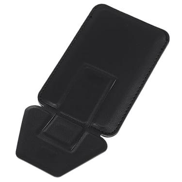 Imagem de Uonlytech suporte para rack de telefone simples suporte para bolsa de cartão telefônico suporte para celular estante de celular suporte de telefone magnético dobrar Acessórios pu