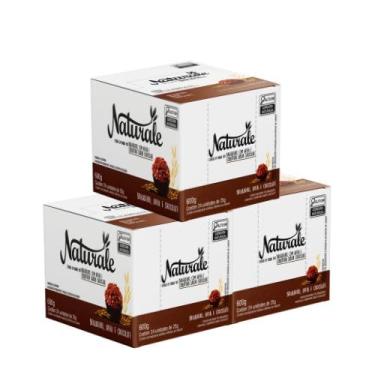 Imagem de KIT 3 Display Barra de Cereal 600g c/ 24 Unidades de 25g - Naturale (Brigadeiro 3 Displays)