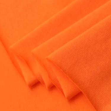 Imagem de Verão algodão malha tecido liso roupas bebê BJD camiseta manga curta moletom fino (19 laranja, 10 jardas pré-cortado)