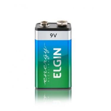 Imagem de Bateria Alcalina 9V 6Lr61 Blister Com 1 Unidade - Elgin