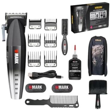 Imagem de Kit Máquina De Cortar Cabelo Wmark NG-2038 Bivolt