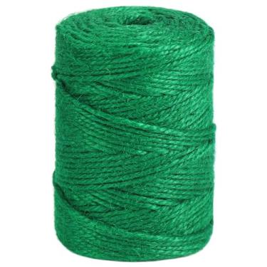 Imagem de Tenn Well Fio de jardim de juta, fio de tomate resistente de 328 pés de 3 mm, laços de plantas verdes para jardinagem, plantas trepadeiras, legumes, artesanato