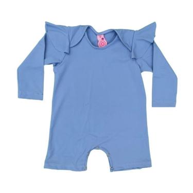 Imagem de Macacão de Bebê com Proteção UV Liz - Azul Claro-Feminino