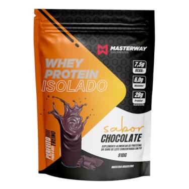 Imagem de Masterway Suplementos - Whey Protein Isolado - 910g (Chocolate)
