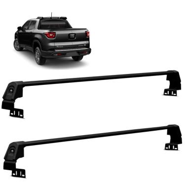 Imagem de Rack Travessa Caçamba Fiat Toro 2016 a 2021 Preto Bepo