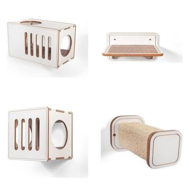 Imagem de Playground Para Gatos Grandes Yzma Branco