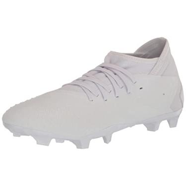 Imagem de adidas Chuteiras de futebol unissex Predator Accuracy.3 Firm Ground, Branco/Preto, 16