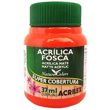 Imagem de Tinta Acrílica Fosca 37 ml Acrilex Avulso Laranja 517