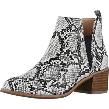 Imagem de Dr. Scholl's Amara - Coleção original, Black/White Snake Print Leather, 8.5