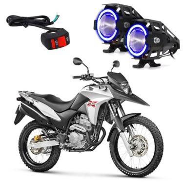 Imagem de Kit Farol de Milha Angel Eye U7 Moto Honda XRE 300 ABS 2002 -  2012 20