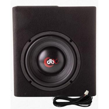 Imagem de Caixa amplificada Mini Slim Dbx 200W Chicote Instalação 5M