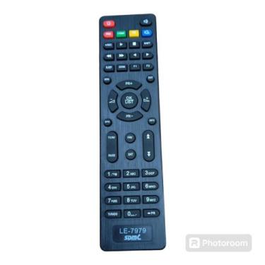 Imagem de Controle remoto le 7979 compatível com conversor SDMC - Lelong - Lelon