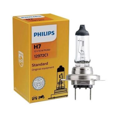 Imagem de Lâmpada Philips 12972c1 H7 12 Volts 55 Watts Farol alto baixo neblina 