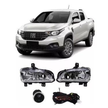 Imagem de Kit Farol Neblina Milha Strada 2021 em diante Botão Touch Universal - 