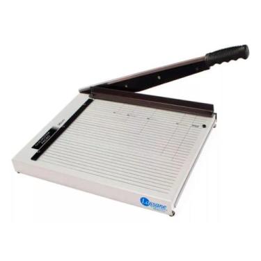 Imagem de Guilhotina de papel manual Ofício 36cm em aço para 15 Folhas - Lassane