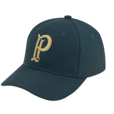 Imagem de Boné Palmeiras Bordado Dourado Relevo Supercap Ajustável
