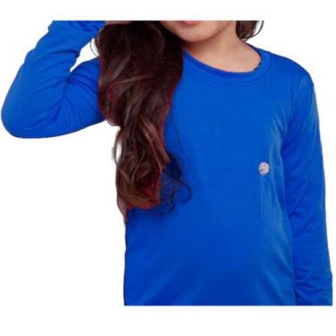 Imagem de Blusa Infantil Térmica Menina de Praia Segunda Pele Uv50+ Proteção Sol