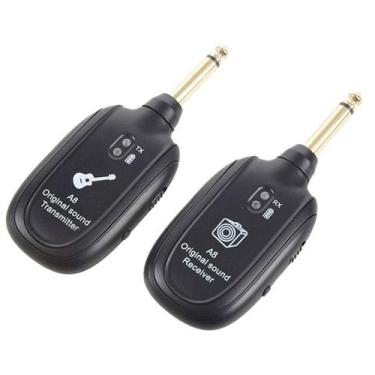 Imagem de Transmissor E Receptor Sem Fio Para Guitarra Violão E Baixo - A8