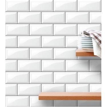 Imagem de Azulejo Adesivo Lavável Português Tijolo - Papel e Parede