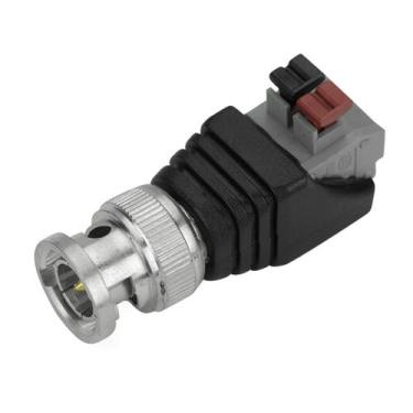 Imagem de 10X Conector Bnc Macho Borne Engate Rápido P/ Câmera De Cftv - CONNECT