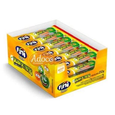 Imagem de Chicle fini display 18pcx14g(4un), SALADA DE FRUTAS
