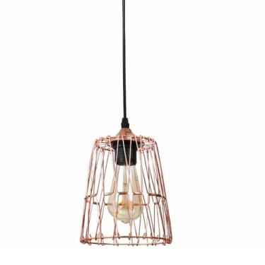 Imagem de Lustre Pendente Luminaria Flexivel Ajustavel Design Moderno Metal Aram