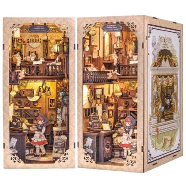Imagem de Fsolis Book Nook Kit, DIY Miniature Dollhouse Kit for Adults Bookshelf Decor Birthday for Women Teens Craft Lovers (Grandpa's Antiques Store)