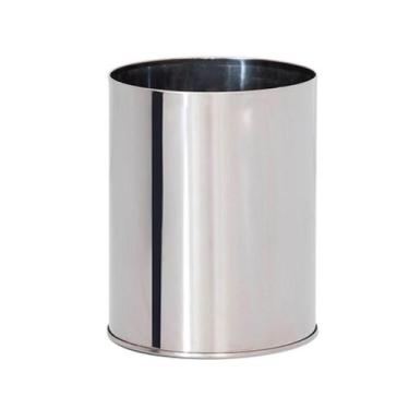 Imagem de Lixeira de Aço inox sem Tampa 40x50 62 litros - JJ.L4050 - JJ Comércio