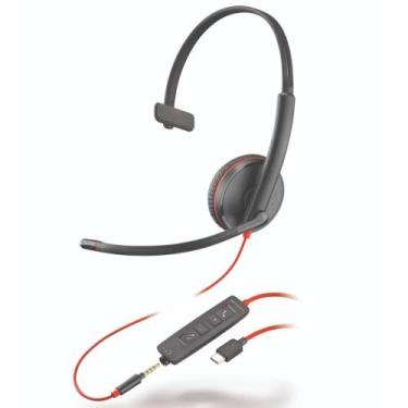 Imagem de Headset Blackwire C3215 USB-C e 3.5 mm 209750-22 Plantronics - Poly, P