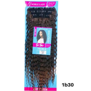 Imagem de Aplique Bio Fibra Tic Tac Cacheado Longo 3 Peças 75cm Sophia - bbless,