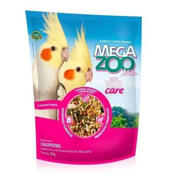 Imagem de Extrusada Megazoo - Calopsita  Mix 350g